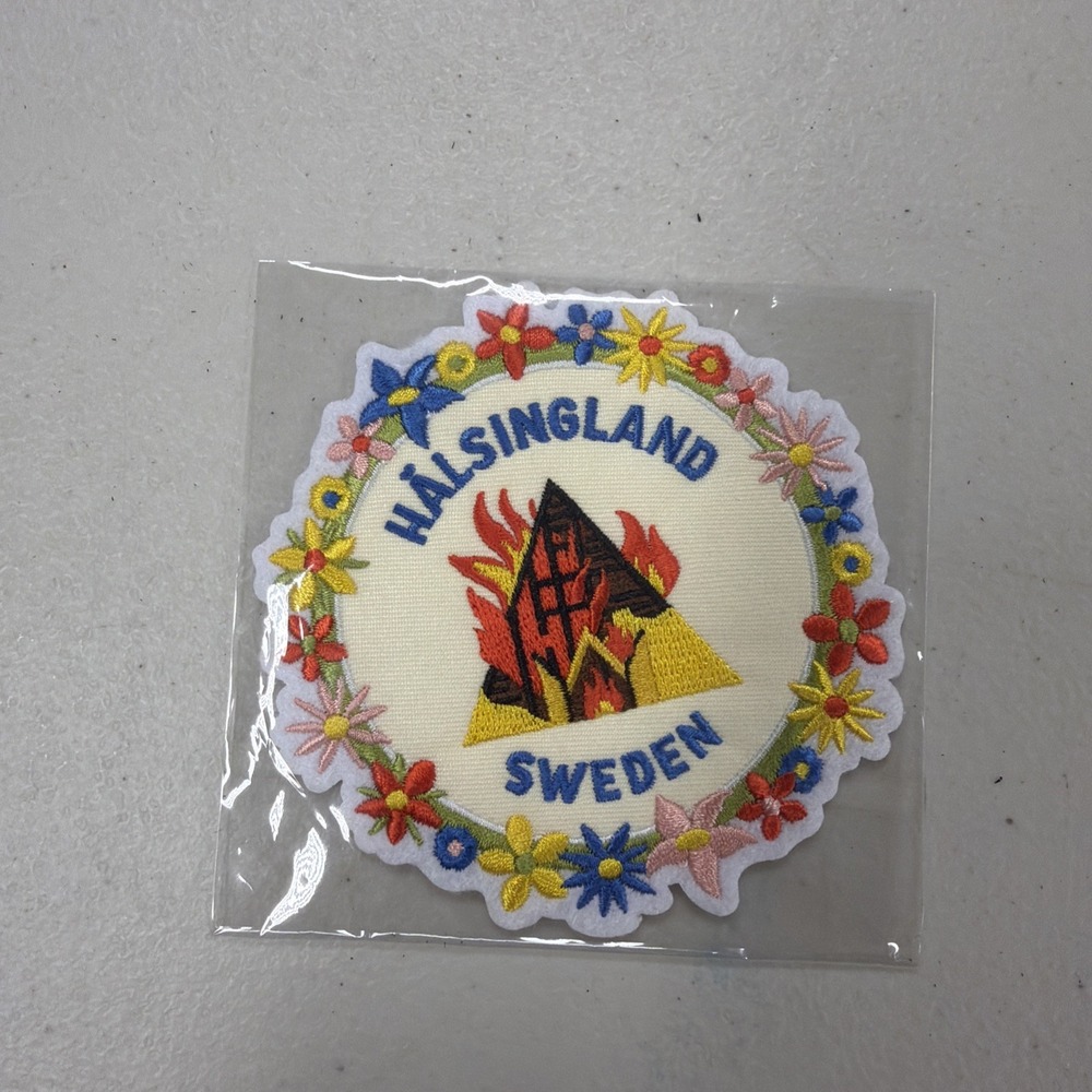 Official 4" MIDSOMMAR Embroidered Patch (HALSINGLAND, SWEDEN)